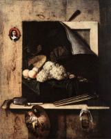 Gijbrechts, Cornelis - Still-Life with Self-Portrait